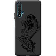 Черный чехол BoxFace Huawei Nova 5T Snake