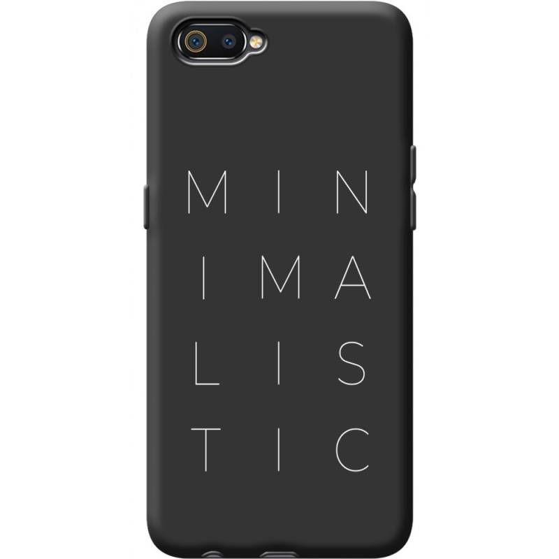 Черный чехол BoxFace Realme C2 Minimalistic