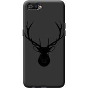 Черный чехол BoxFace Realme C2 Deer