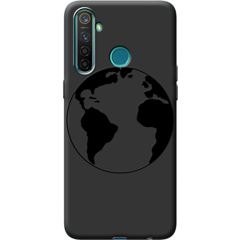 Черный чехол BoxFace Realme 5 / 6i Earth