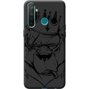 Черный чехол BoxFace Realme 5 / 6i Bear King