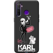 Черный чехол BoxFace Realme 5 Pro For Karl