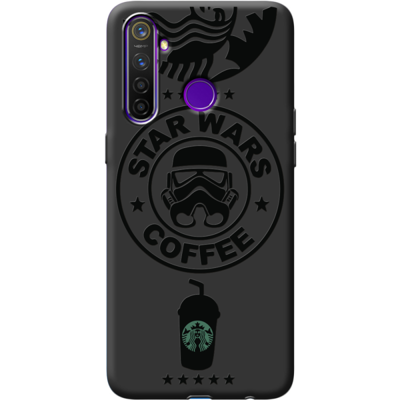 Черный чехол BoxFace Realme 5 Pro Dark Coffee