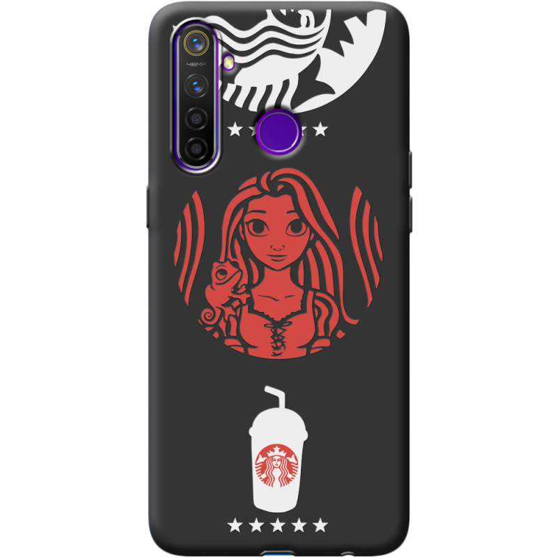 Черный чехол BoxFace Realme 5 Pro RedWhite Coffee