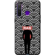 Черный чехол BoxFace Realme 5 Pro Man Pattern