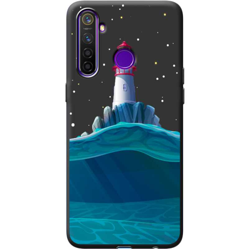 Черный чехол BoxFace Realme 5 Pro Lighthouse