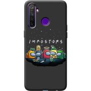 Черный чехол BoxFace Realme 5 Pro Among Us Impostors