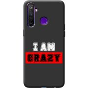 Черный чехол BoxFace Realme 5 Pro I'm Crazy