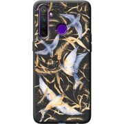 Черный чехол BoxFace Realme 5 Pro Ластівки