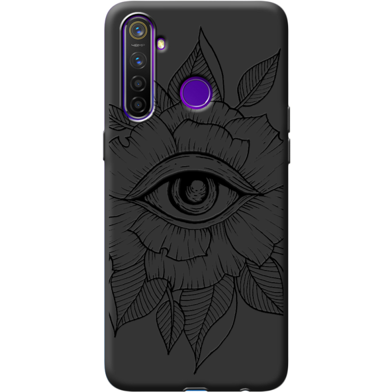 Черный чехол BoxFace Realme 5 Pro Eye