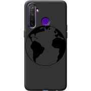 Черный чехол BoxFace Realme 5 Pro Earth