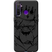 Черный чехол BoxFace Realme 5 Pro Bear King