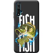 Черный чехол BoxFace Honor 20 Fish