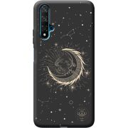 Черный чехол BoxFace Honor 20 Moon