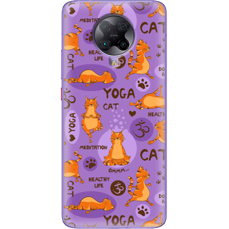 Чехол BoxFace Poco F2 Pro Yoga Cat