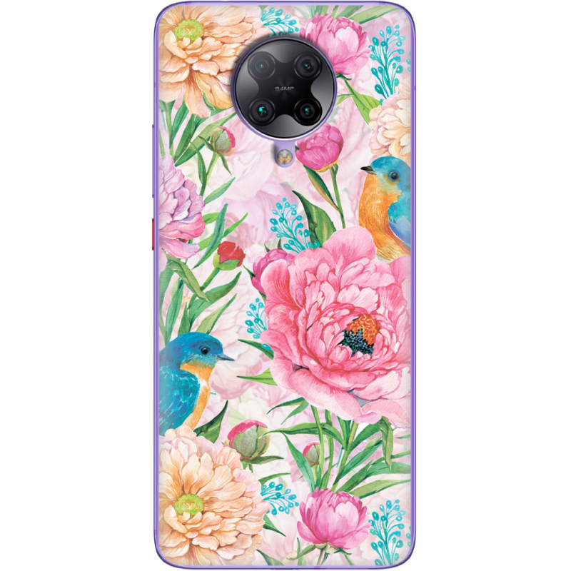 Чехол BoxFace Poco F2 Pro Birds in Flowers