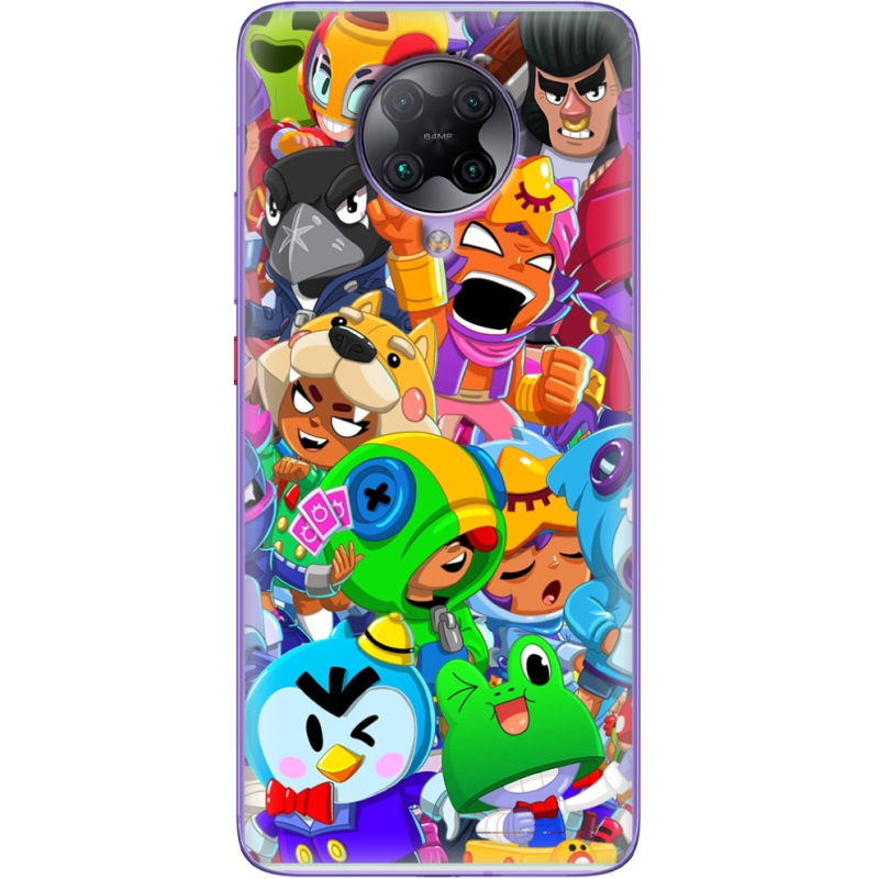 Чехол BoxFace Poco F2 Pro friends brawl stars