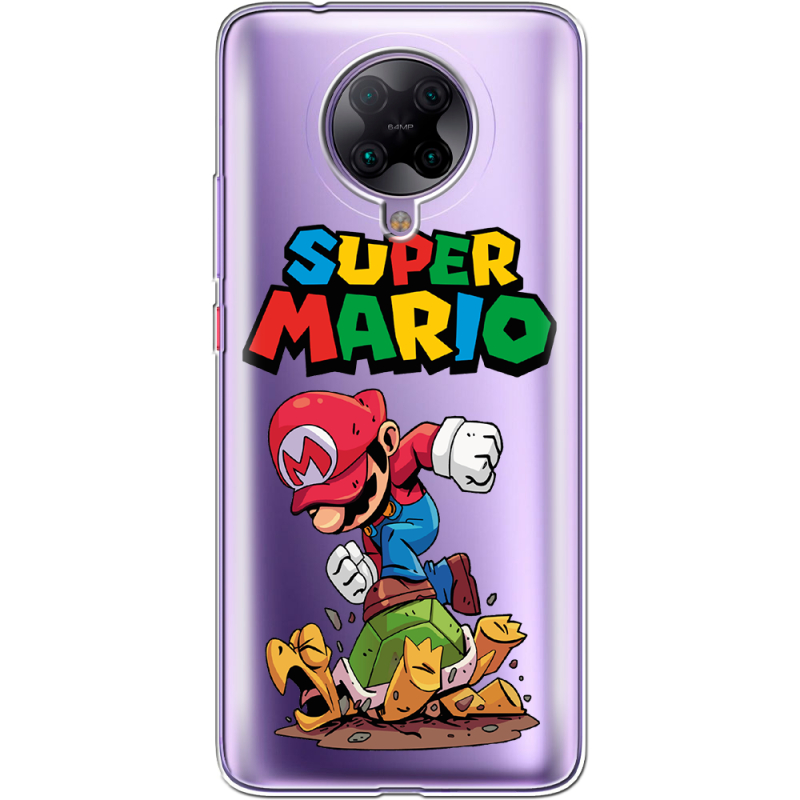 Прозрачный чехол BoxFace Poco F2 Pro Super Mario