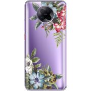 Прозрачный чехол BoxFace Poco F2 Pro Floral