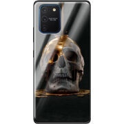 Защитный чехол BoxFace Glossy Panel Samsung Galaxy S10 Lite Gold Skull