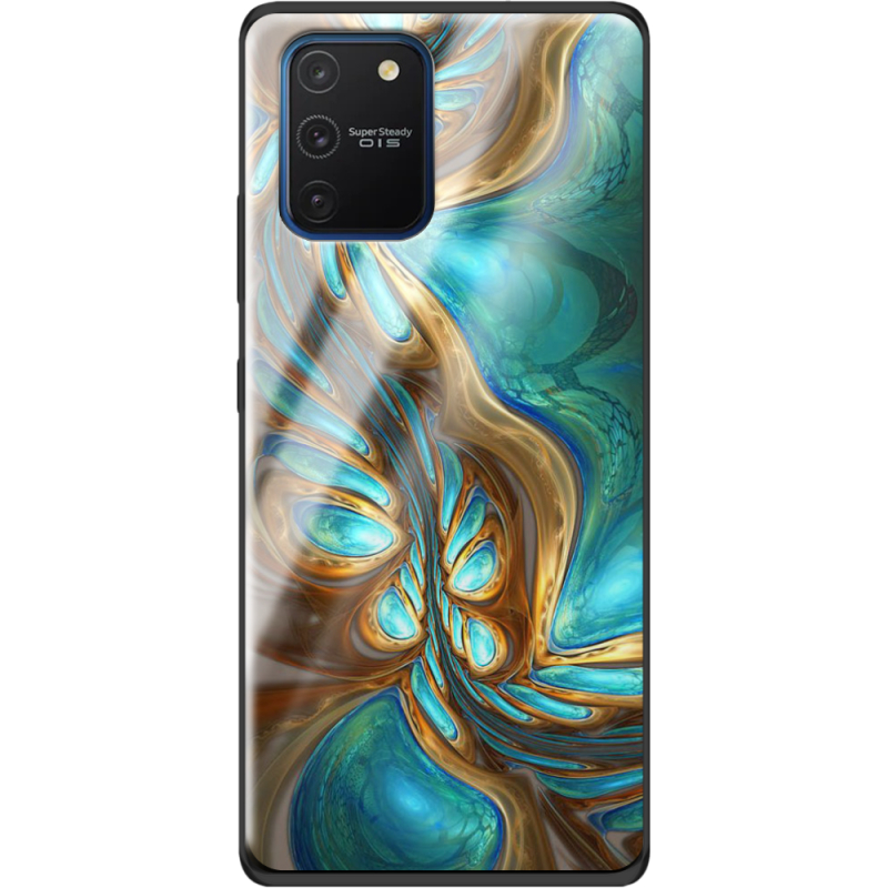 Защитный чехол BoxFace Glossy Panel Samsung Galaxy S10 Lite Blue Abstraction