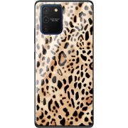 Защитный чехол BoxFace Glossy Panel Samsung Galaxy S10 Lite Leopard Print