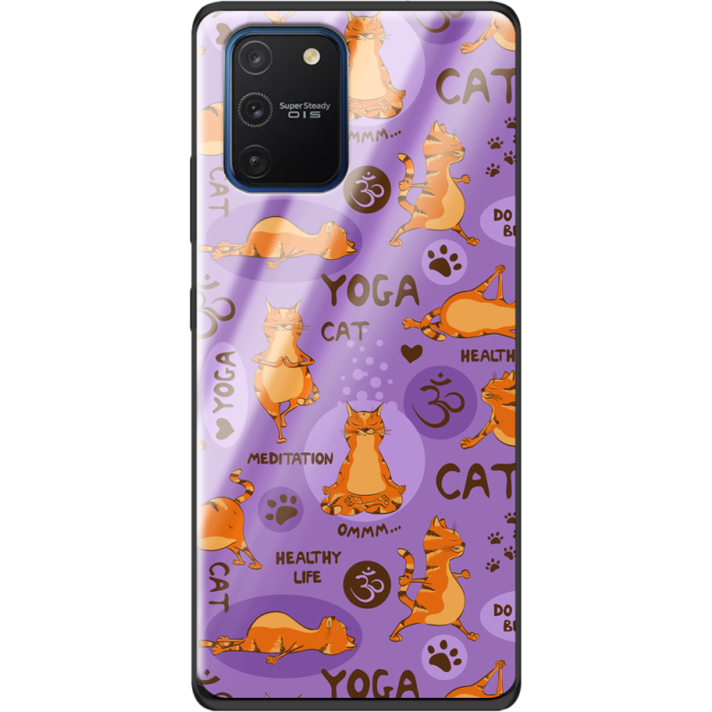 Защитный чехол BoxFace Glossy Panel Samsung Galaxy S10 Lite Yoga Cat