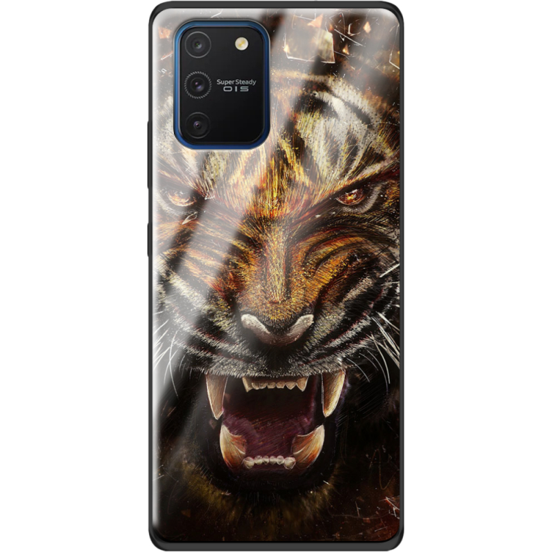 Защитный чехол BoxFace Glossy Panel Samsung Galaxy S10 Lite Tiger