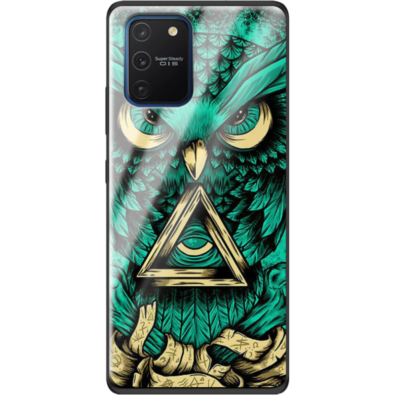 Защитный чехол BoxFace Glossy Panel Samsung Galaxy S10 Lite Masonic Owl