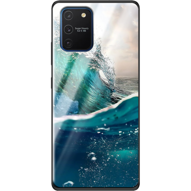 Защитный чехол BoxFace Glossy Panel Samsung Galaxy S10 Lite Waterwave