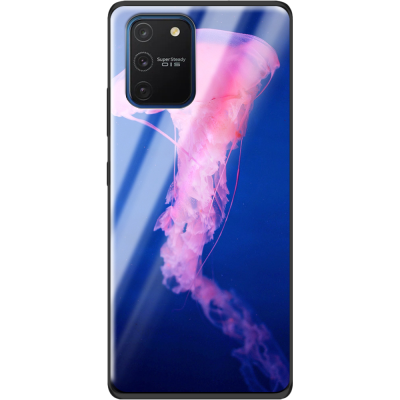 Защитный чехол BoxFace Glossy Panel Samsung Galaxy S10 Lite Jellyfish