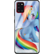 Защитный чехол BoxFace Glossy Panel Samsung Galaxy A31 My Little Pony Rainbow Dash