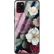 Защитный чехол BoxFace Glossy Panel Samsung Galaxy A31 Peonies