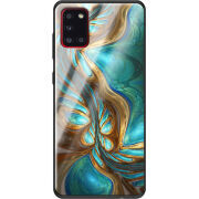 Защитный чехол BoxFace Glossy Panel Samsung Galaxy A31 Blue Abstraction