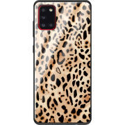 Защитный чехол BoxFace Glossy Panel Samsung Galaxy A31 Leopard Print