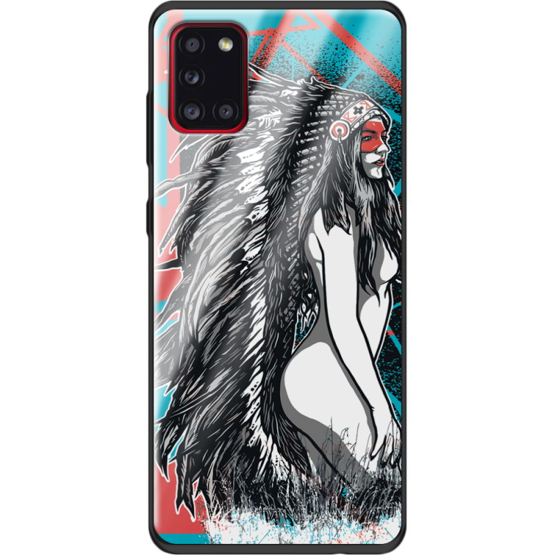 Защитный чехол BoxFace Glossy Panel Samsung Galaxy A31 Indian Girl