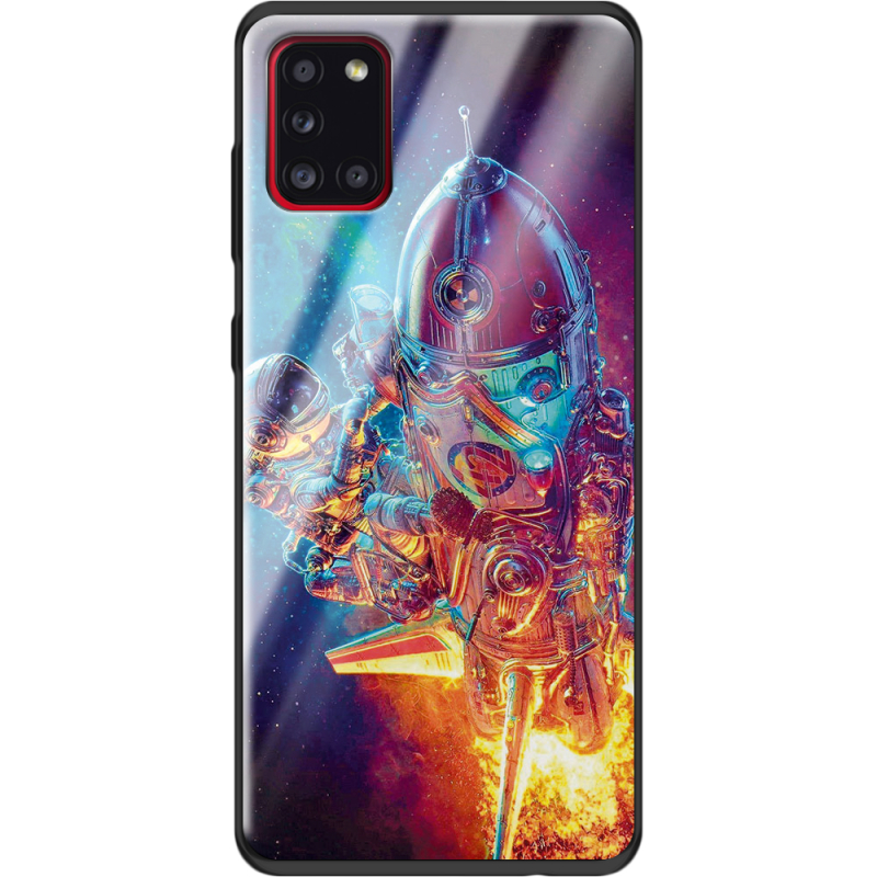 Защитный чехол BoxFace Glossy Panel Samsung Galaxy A31 Astronaut in Space