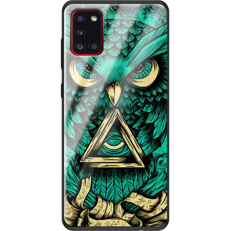 Защитный чехол BoxFace Glossy Panel Samsung Galaxy A31 Masonic Owl