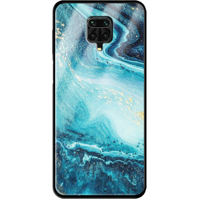 Защитный чехол BoxFace Glossy Panel Xiaomi Redmi Note 9S Blue Marble