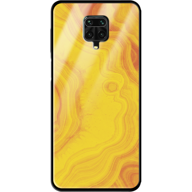 Защитный чехол BoxFace Glossy Panel Xiaomi Redmi Note 9S Yellow Marble