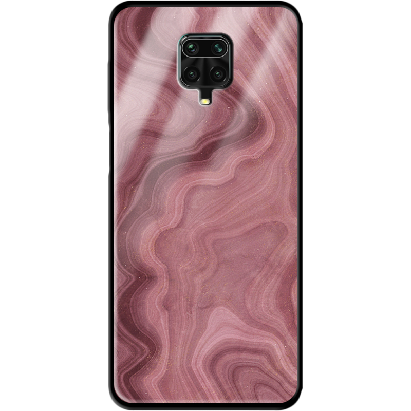 Защитный чехол BoxFace Glossy Panel Xiaomi Redmi Note 9S DarkRed Marble