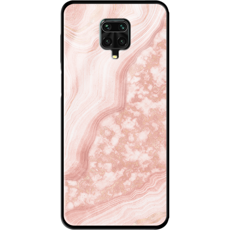 Защитный чехол BoxFace Glossy Panel Xiaomi Redmi Note 9S Pink Marble