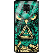 Защитный чехол BoxFace Glossy Panel Xiaomi Redmi Note 9S Masonic Owl