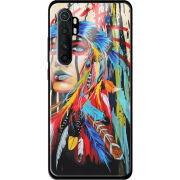 Защитный чехол BoxFace Glossy Panel Xiaomi Mi Note 10 Lite Feather Girl