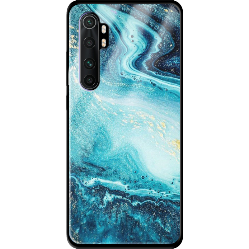 Защитный чехол BoxFace Glossy Panel Xiaomi Mi Note 10 Lite Blue Marble