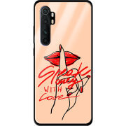 Защитный чехол BoxFace Glossy Panel Xiaomi Mi Note 10 Lite Speak Only Whith Love