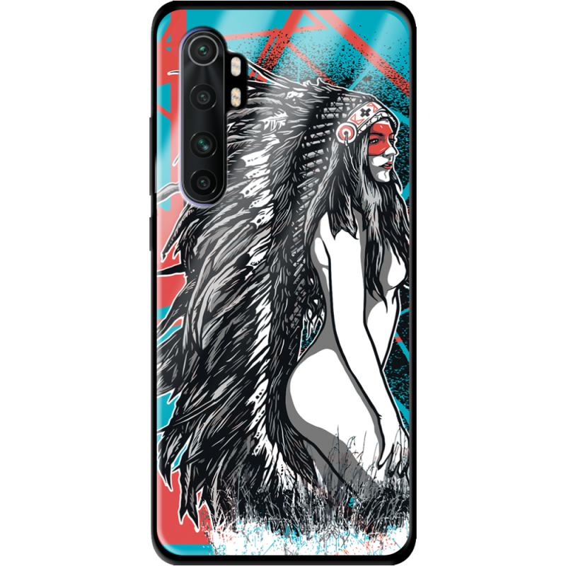 Защитный чехол BoxFace Glossy Panel Xiaomi Mi Note 10 Lite Indian Girl