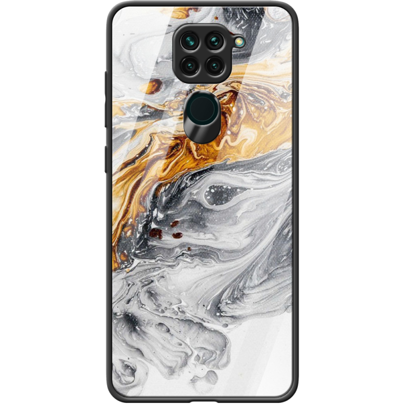 Защитный чехол BoxFace Glossy Panel Xiaomi Redmi Note 9 Gold With Silver