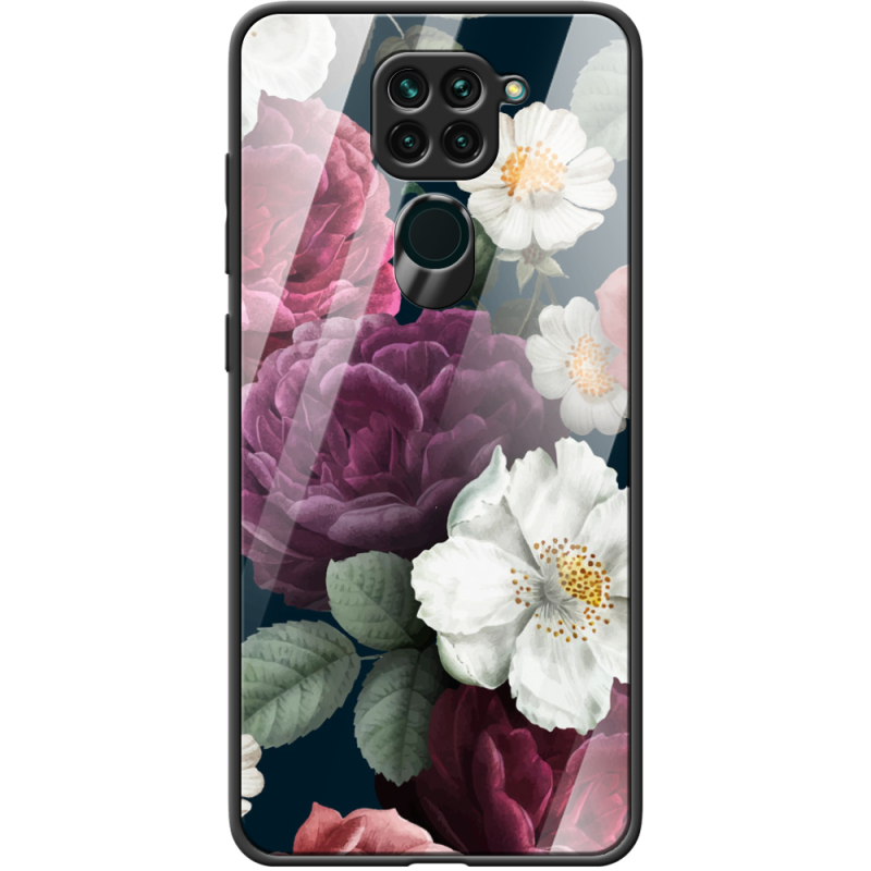 Защитный чехол BoxFace Glossy Panel Xiaomi Redmi Note 9 Peonies