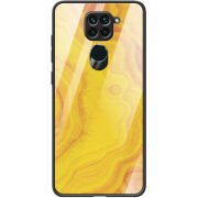 Защитный чехол BoxFace Glossy Panel Xiaomi Redmi Note 9 Yellow Marble